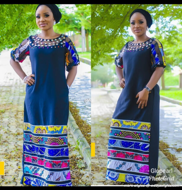 The Most Recent Trends In Ankara Jean Combo Styles For Ladies