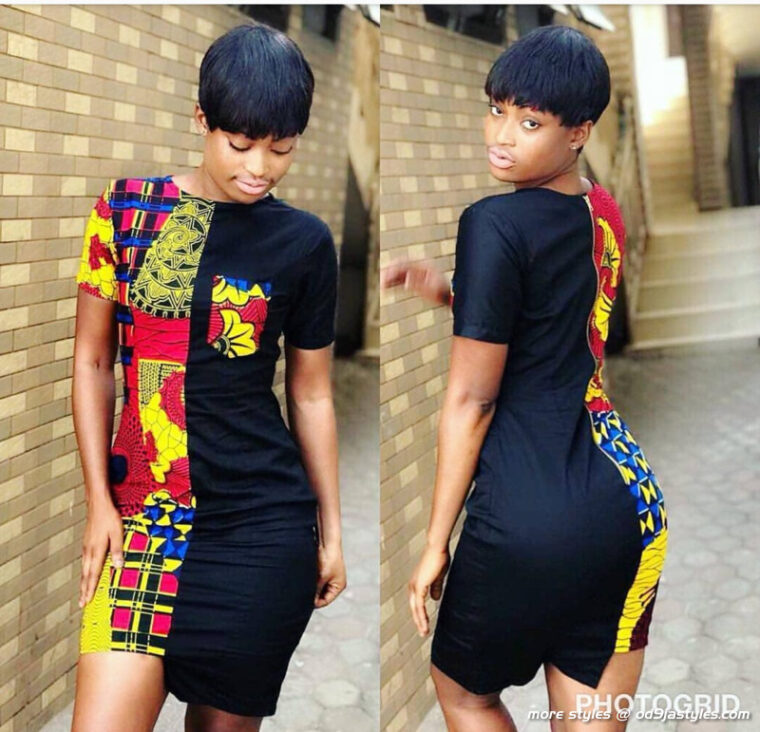 The Most Recent Trends In Ankara Jean Combo Styles For Ladies (49)