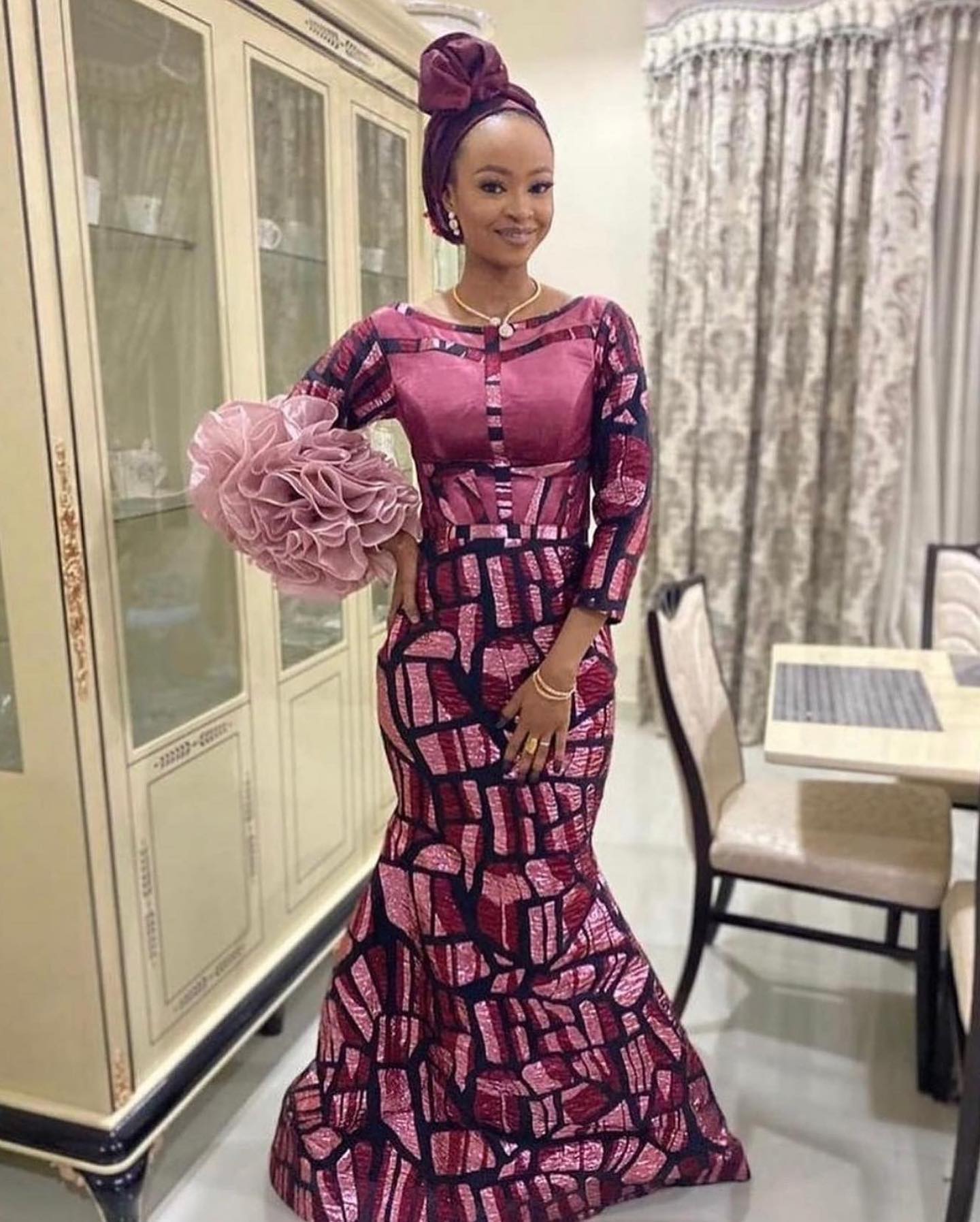 Elegant Arewa Ankara Long Gown Styles Loved Many