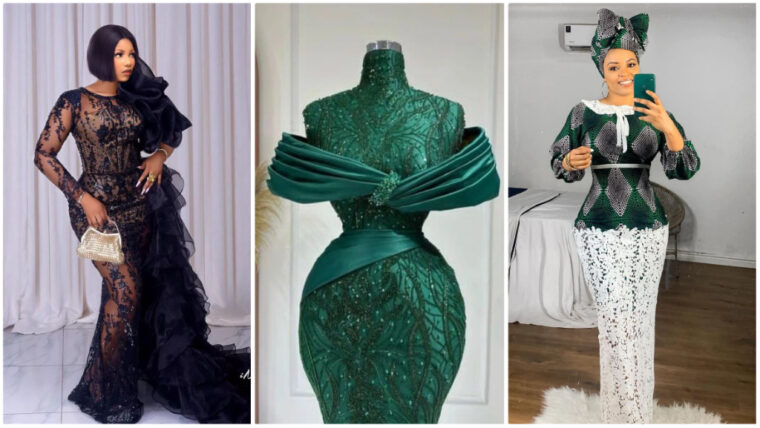 15+ Inspiring Lace Gown Designs That Will Make You Look Like A Royalty