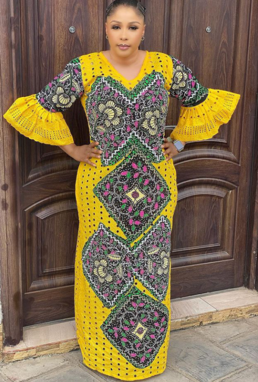 Beautiful Designs Of The Bubu Kaftan Made Of Lace, Suitable For Special ...