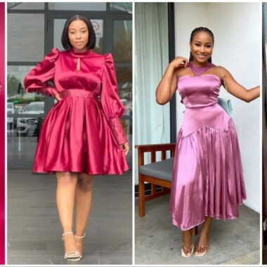 Creative And Trendy Short Gown Dresses For African Ladies