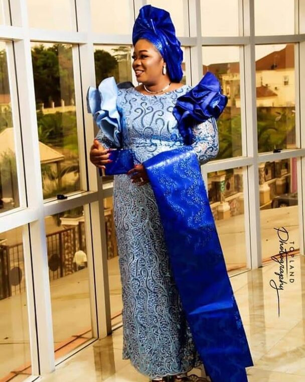 Matured Lace Gown Styles Perfect For Owambe Saturday | OD9JASTYLES