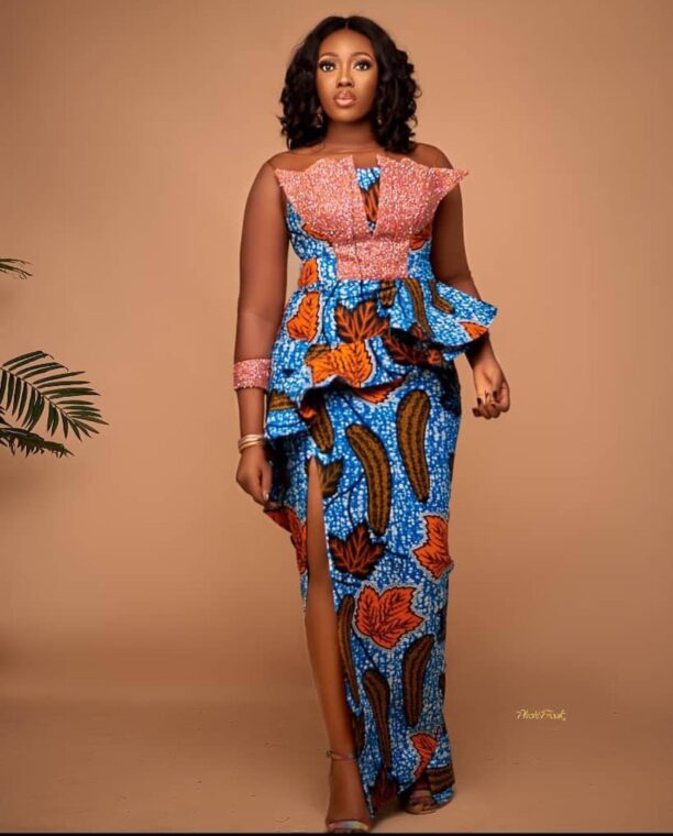 Ankara Skirt And Blouse Styles (1)