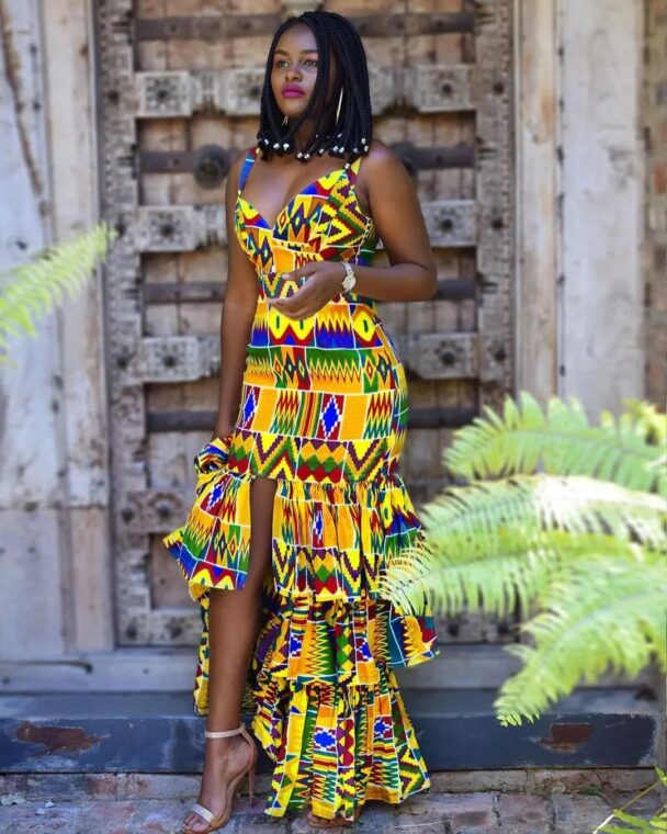 Kente Ankara Print style @shop.doja