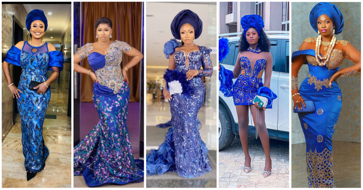 Gorgeous Royal Blue Lace Dresses For Church And Special Occasions