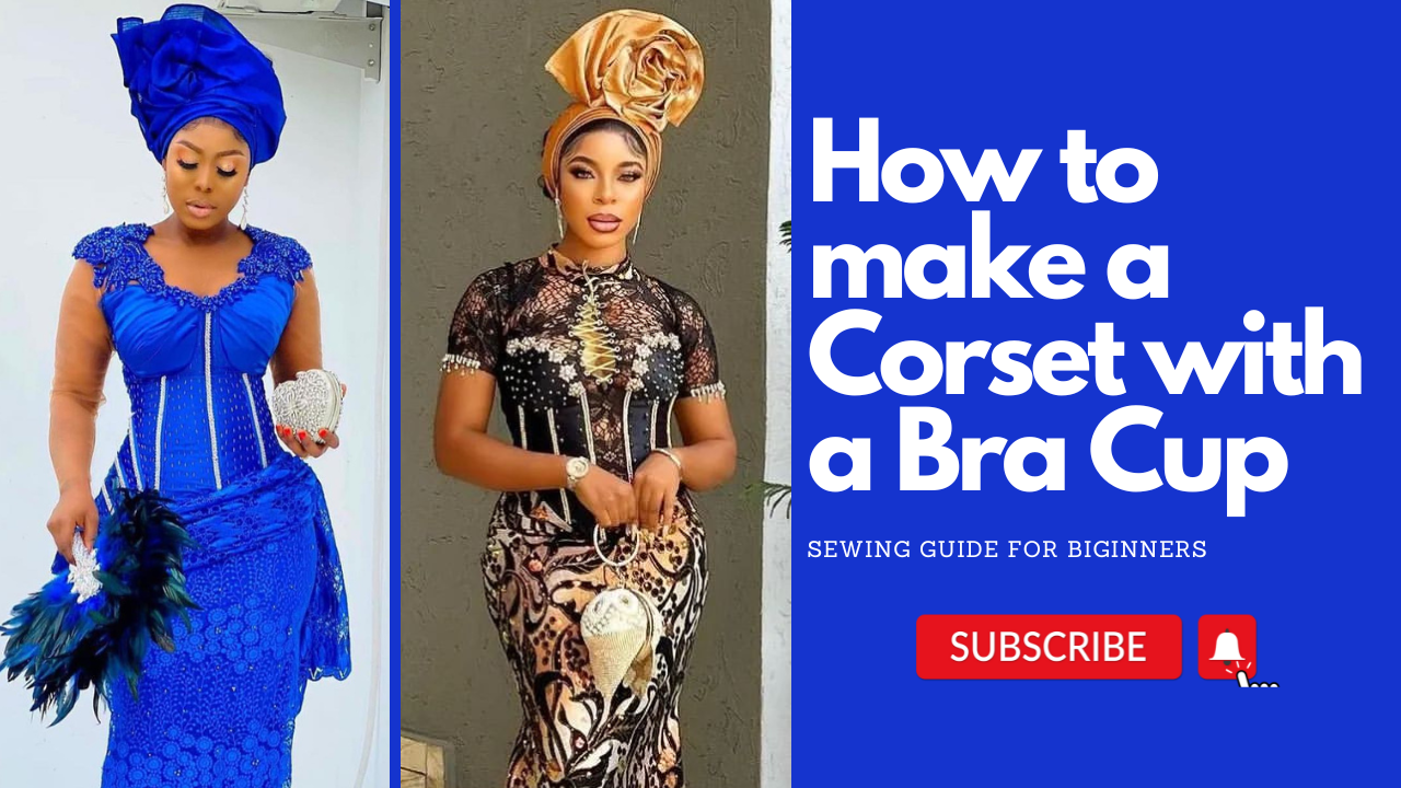 How to make a Corset with a Bra Cup The perfect fit for your body type