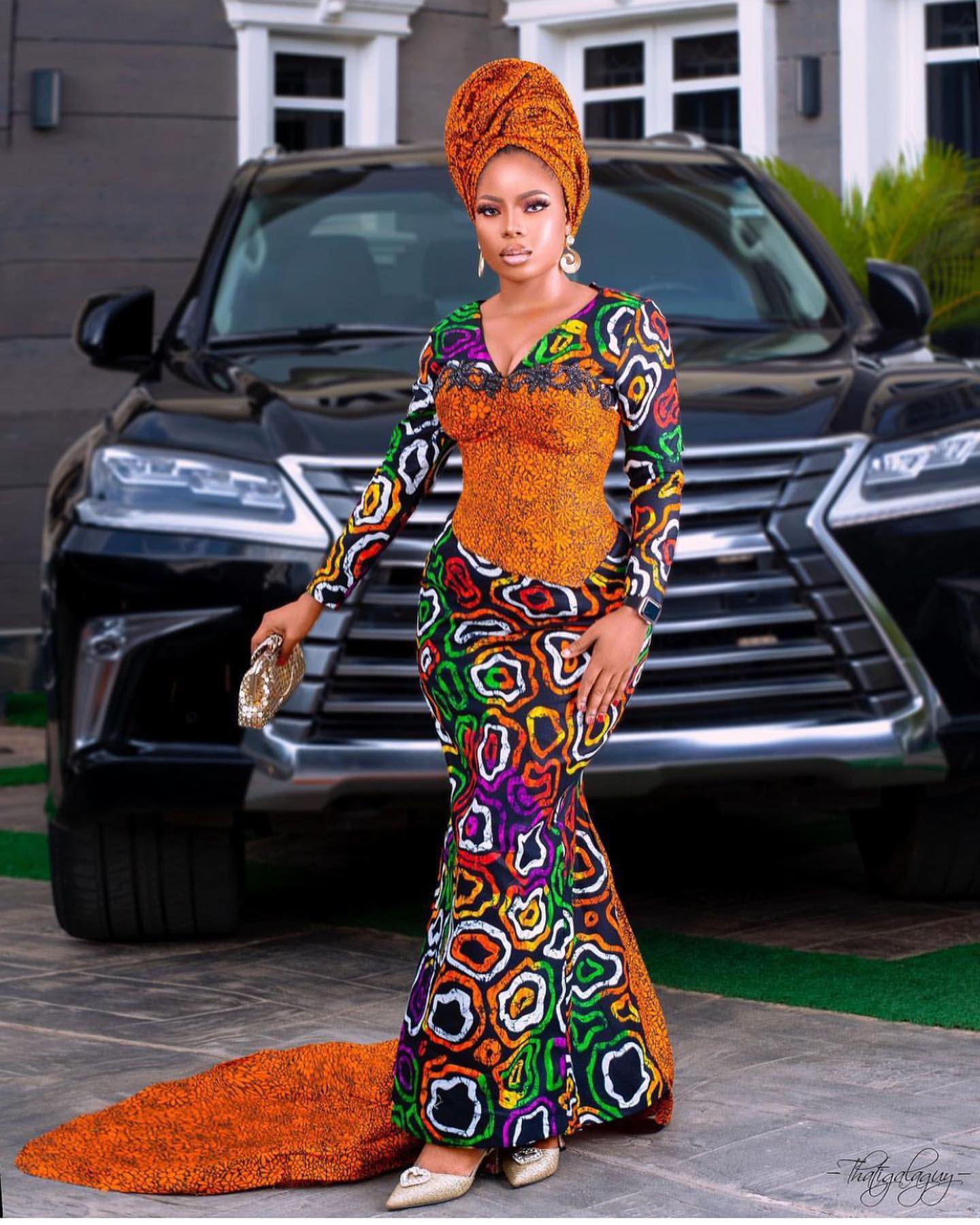 Popular Color Combinations in Lace and Ankara Designs