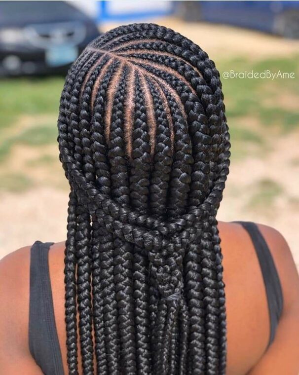 Big knotless braids Short