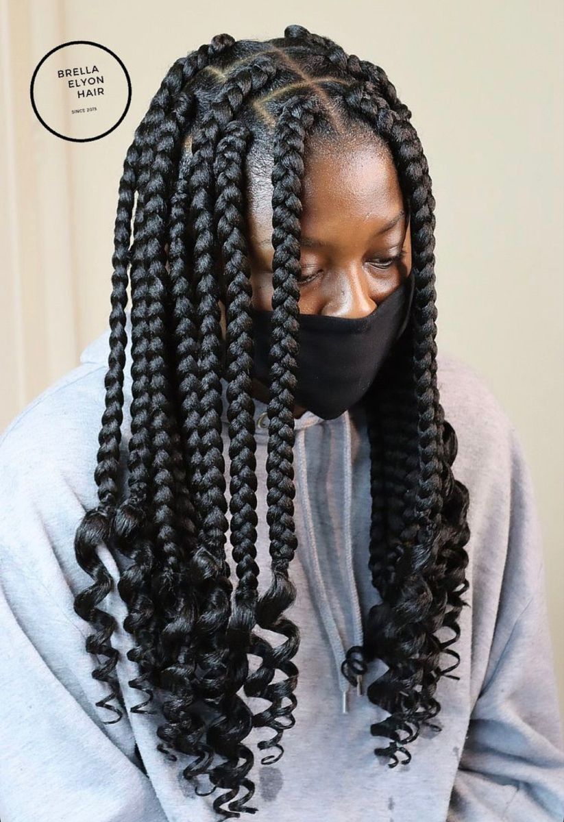 Get the Perfect Chic Look with Big Knotless Braids for Stunning Style ...