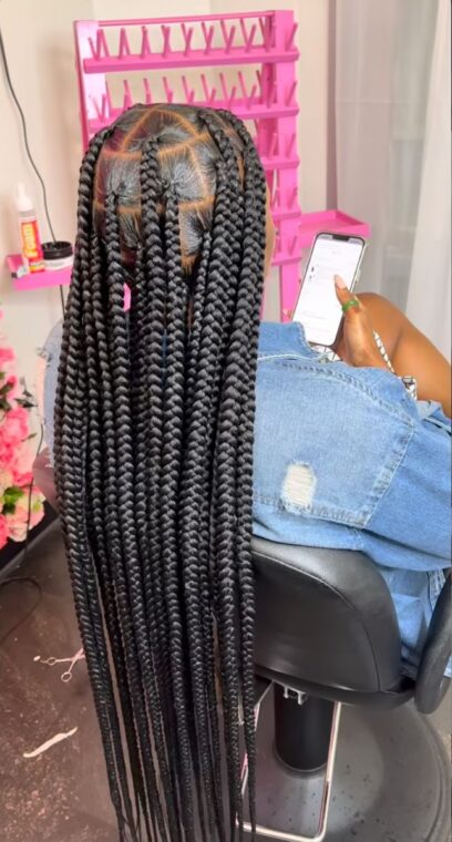 Big Knotless Braids