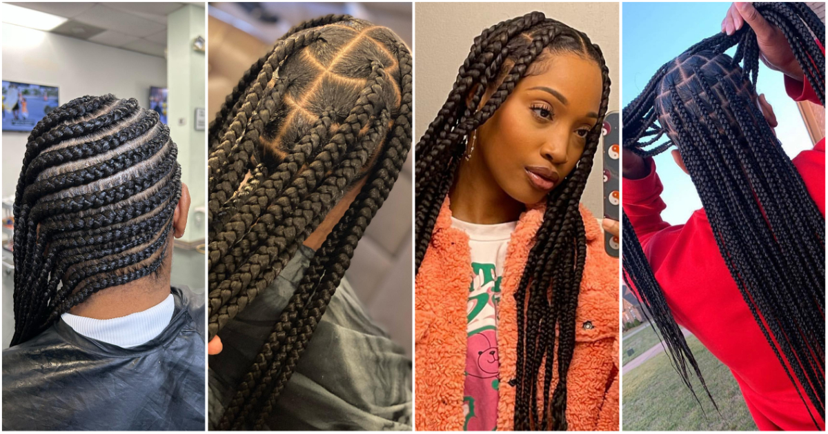Large Knotless Braids for a Flawless and Chic Look