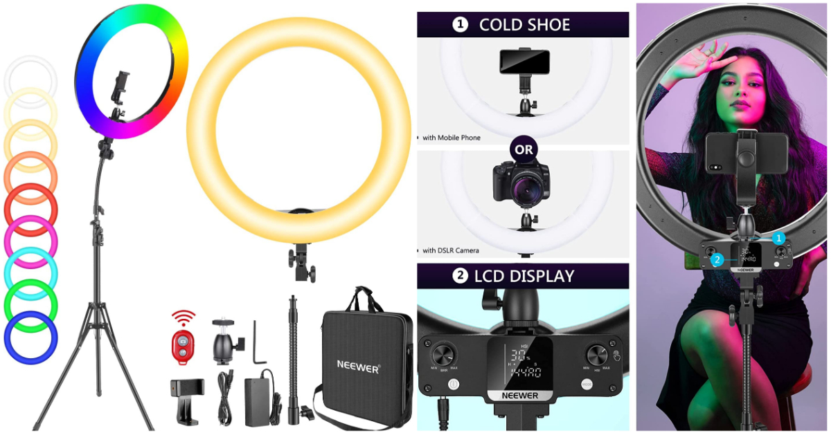 Best Neewer 18 inches RGB Ring Light with Stand Kit Review