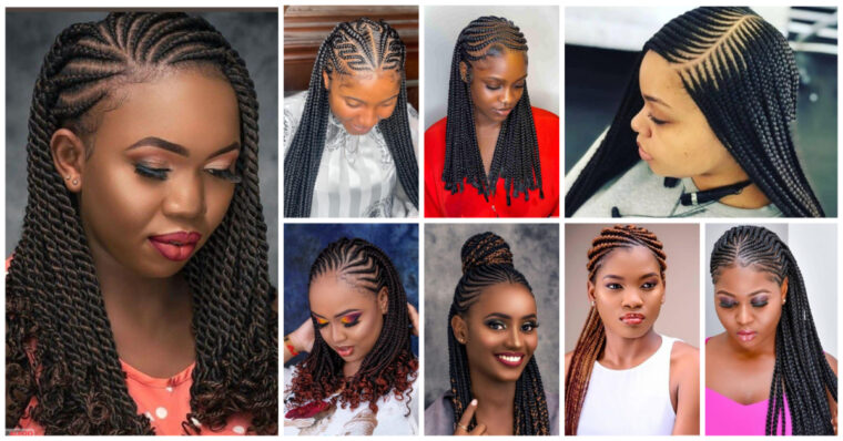 40 Latest Ghana Braids Hairstyles for Stylish Ladies