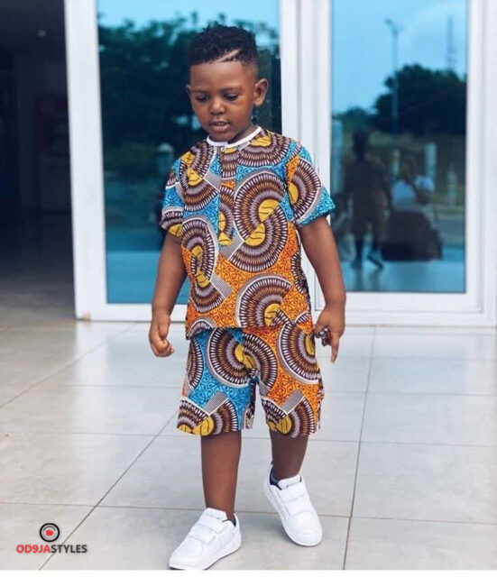 Ankara Shirts and Shorts for Boys