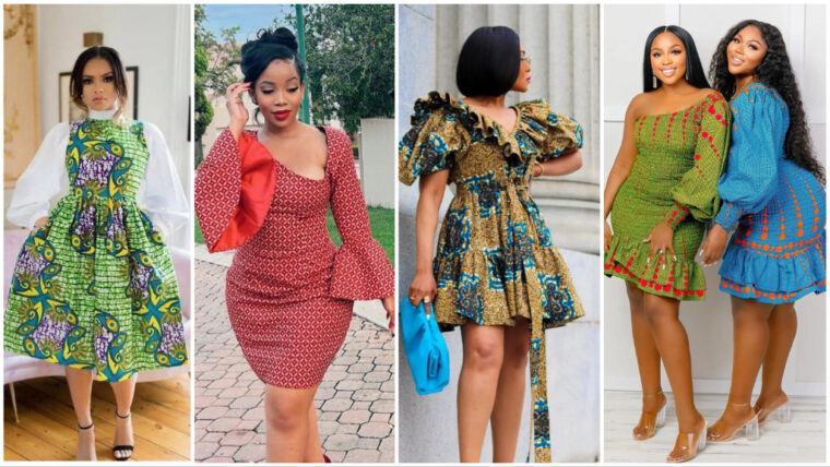 50+ Hot And Short Ankara Gown Designs For Ladies To Rock | OD9JASTYLES