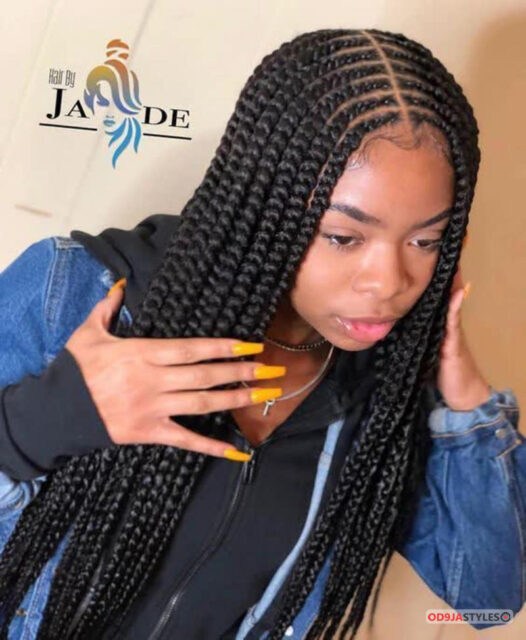 40 Latest Ghana Braids Hairstyles for Stylish Ladies » OD9JASTYLES