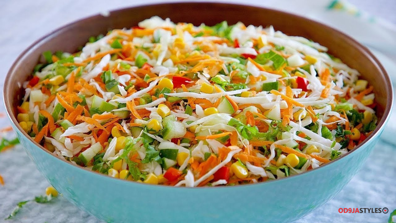 How to Make Nigerian Vegetable Salad