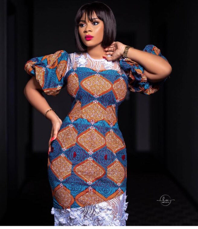 Ankara's short gown styles