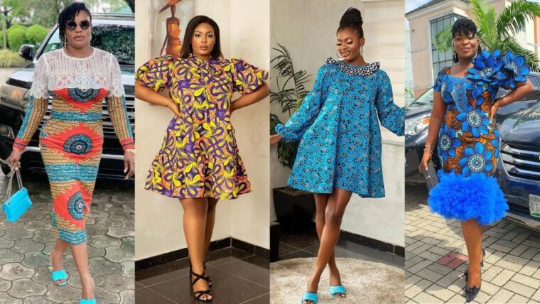 Ankara Short Gown Styles