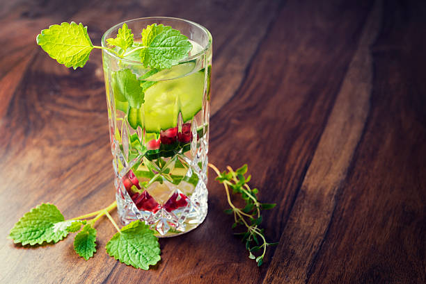 Cucumber and Mint Infused Water