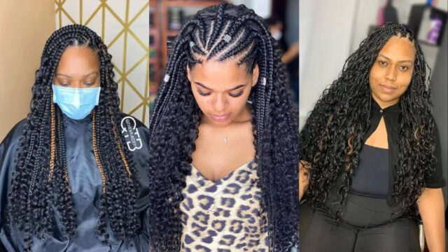 Knotless Goddess Braids