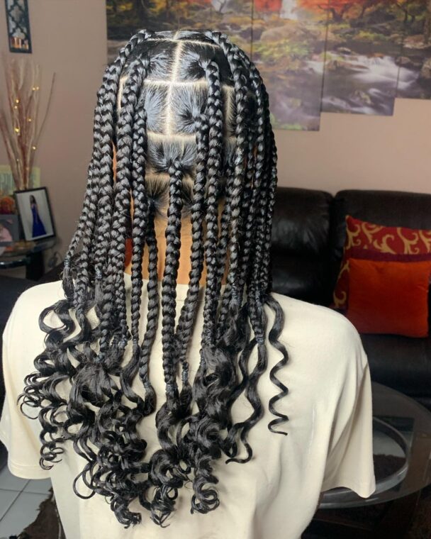 Latest Coi Leray Braids Styles