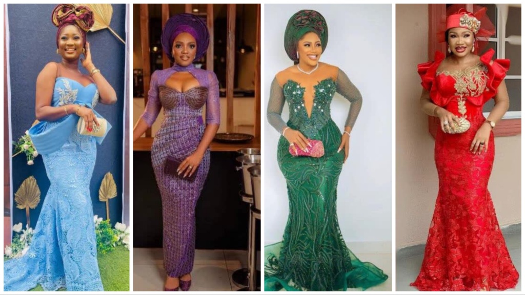Best Nigerian Lace Gown Styles For Ladies