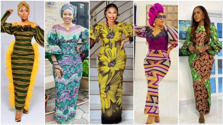 Latest Ankara Straight Long Gown Styles