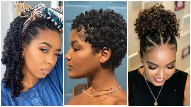 protective styles, natural hair, box braids, twists, bantu knots, updos