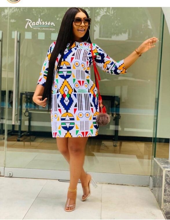 Ankara Shift Dresses (1)