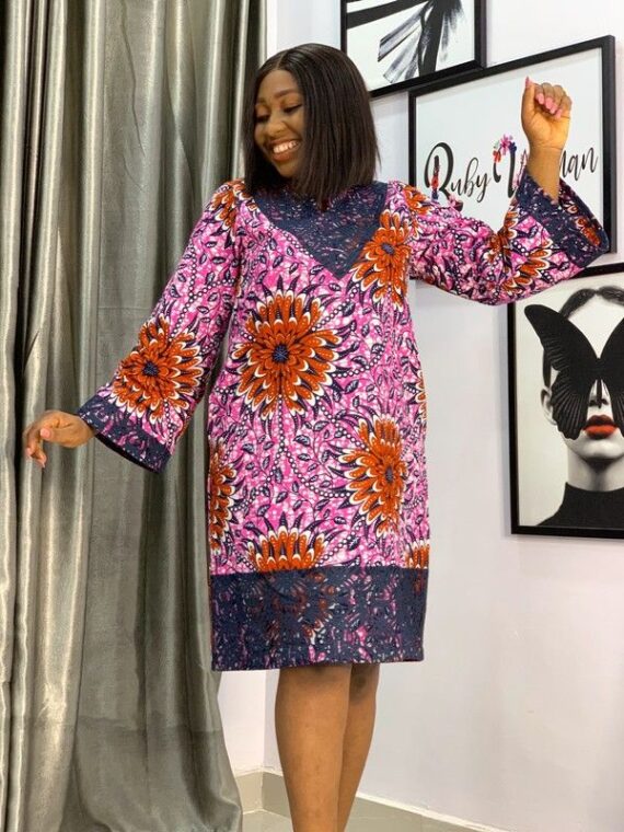 Ankara Shift Dresses (7)