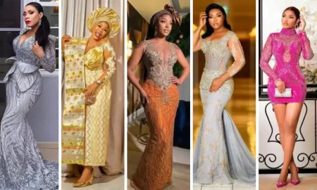 15 Best Lace Gown Styles For Nigerian Wedding