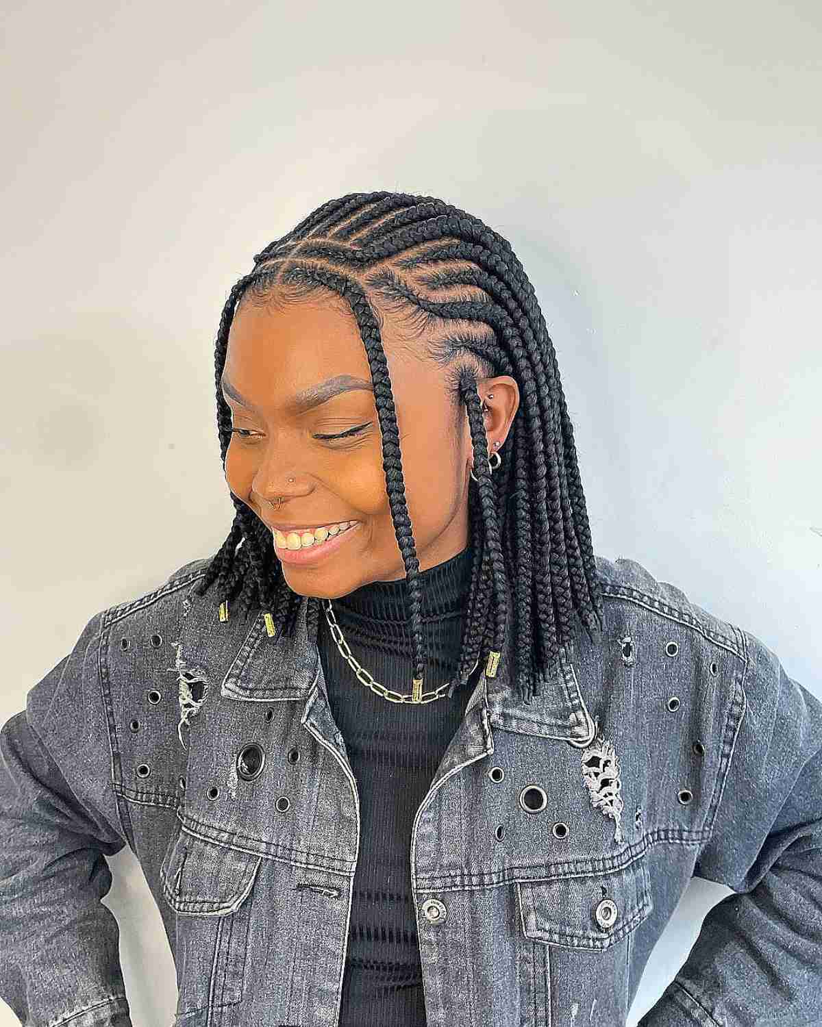 35 Hottest Ghana Braids Hairstyle Ideas For All Women | OD9JASTYLES