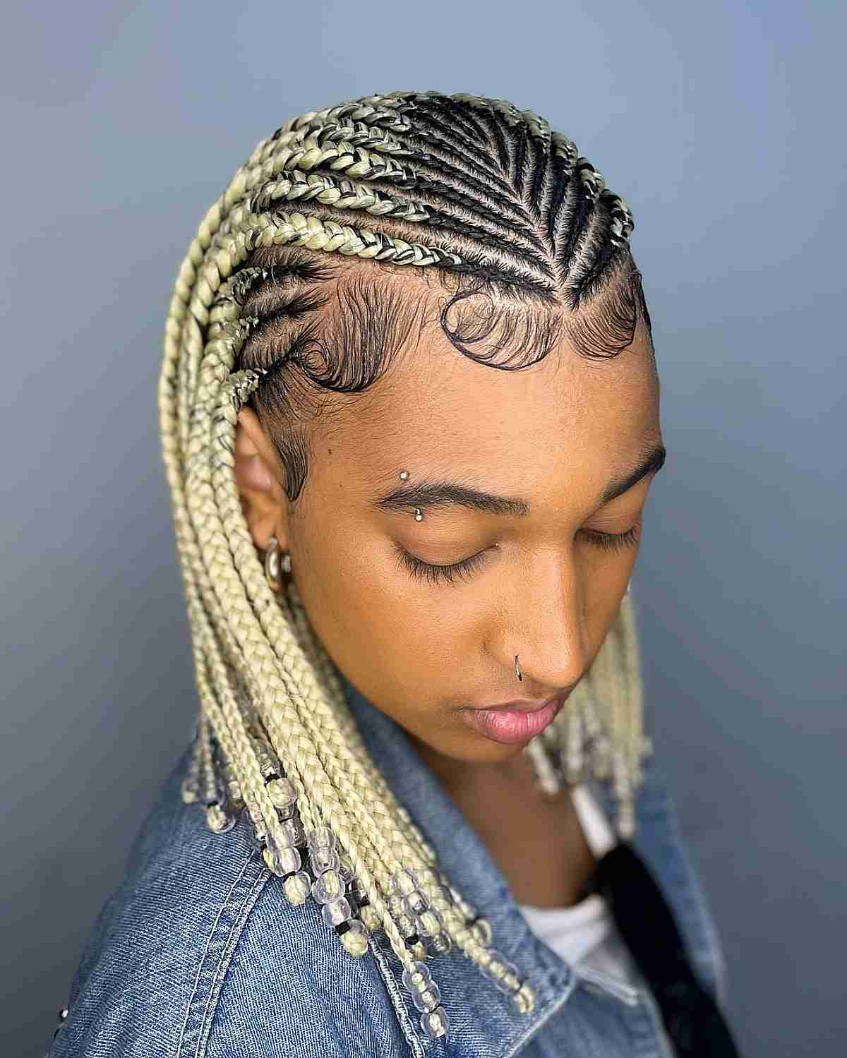 35 Hottest Ghana Braids Hairstyle Ideas For All Women Od9jastyles 3534