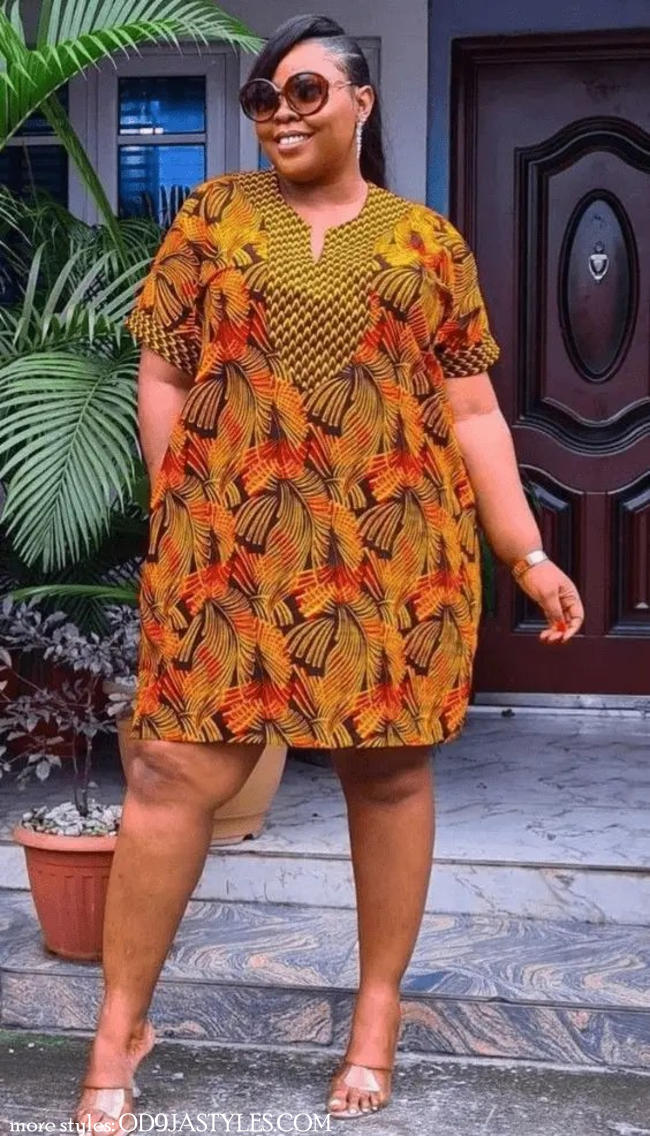 54 Latest Best Ankara Shift Dresses for Ladies – OD9JASTYLES