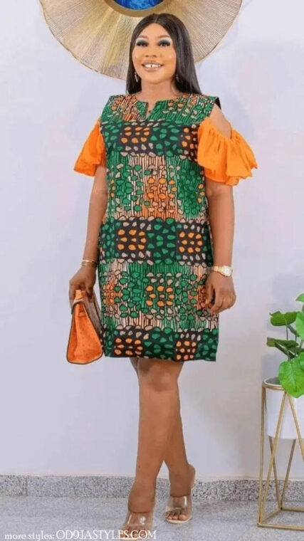 54 Latest Best Ankara Shift Dresses For Ladies | OD9JASTYLES