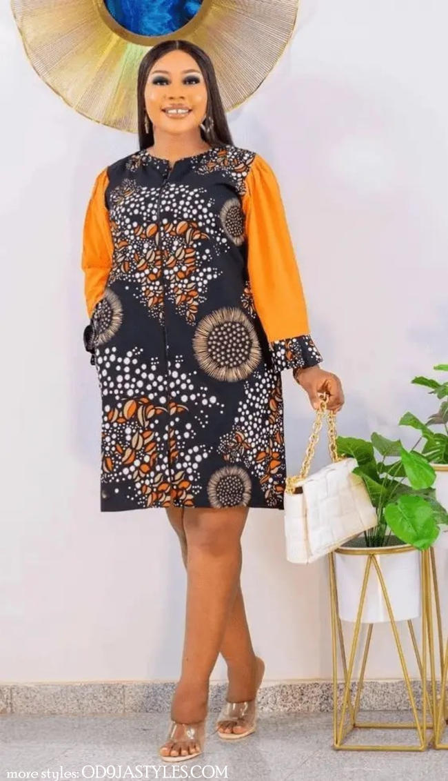 54 Latest Best Ankara Shift Dresses For Ladies | OD9JASTYLES