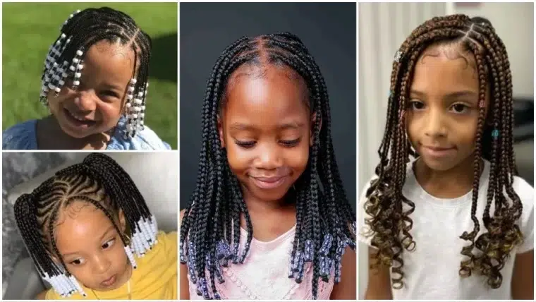 22 Hottest & Chic Box Braids for Kids