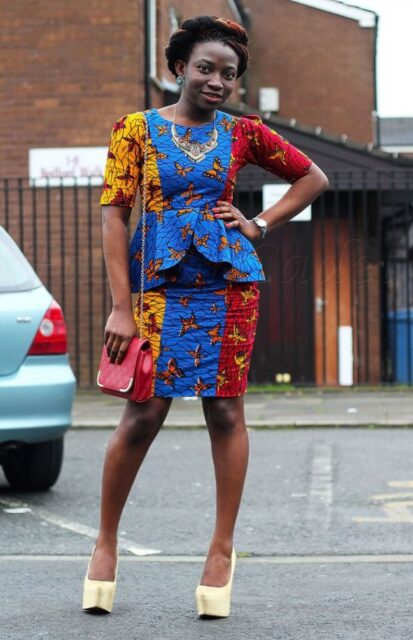 Ankara pencil skirts and tops