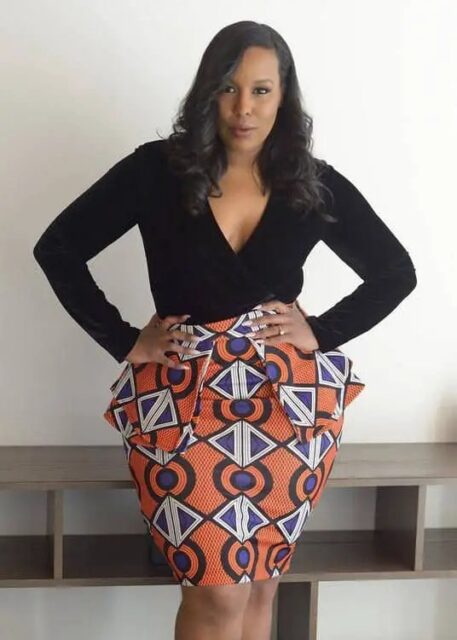 Ankara pencil skirts and tops