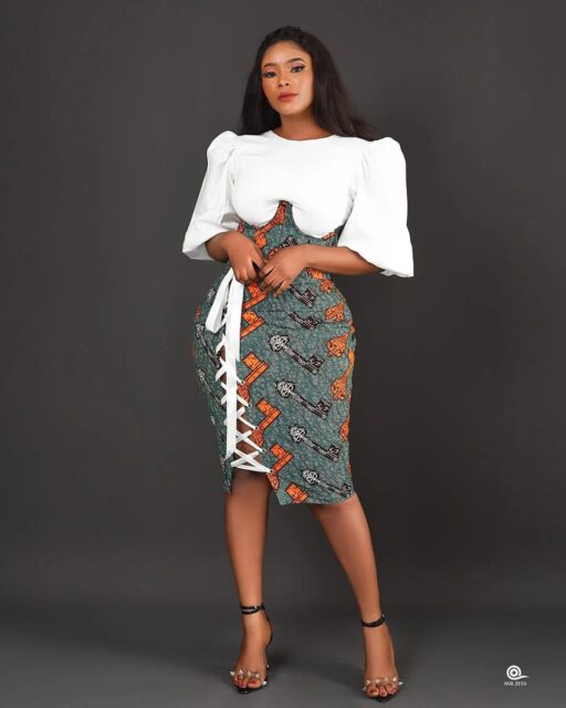 Ankara pencil skirts and tops