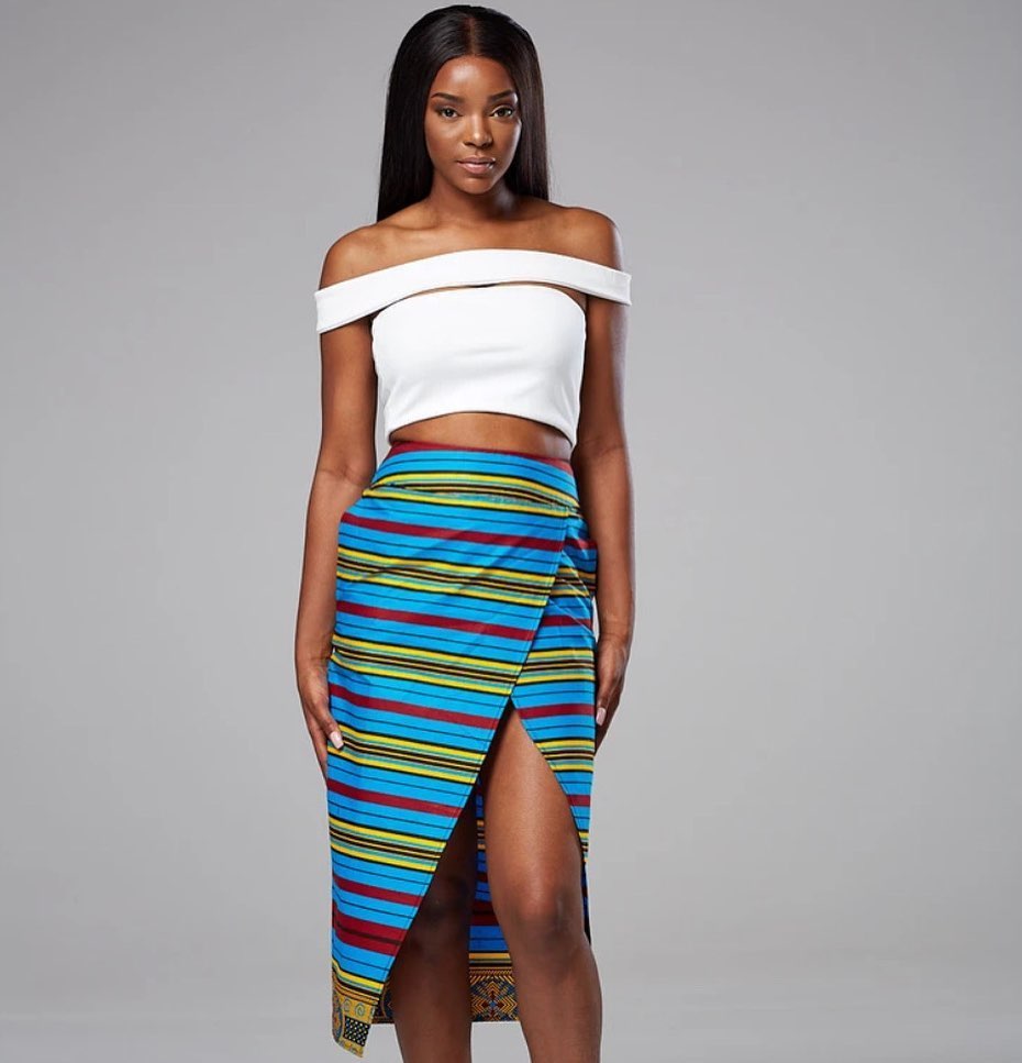 Ankara pencil skirts and tops