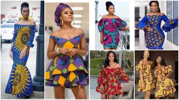 Off-Shoulder Ankara Designs