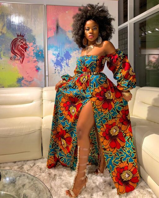 Rema Maxi Infinity Ankara Gown