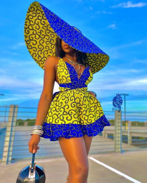 Infinity Romper Ankara Dress