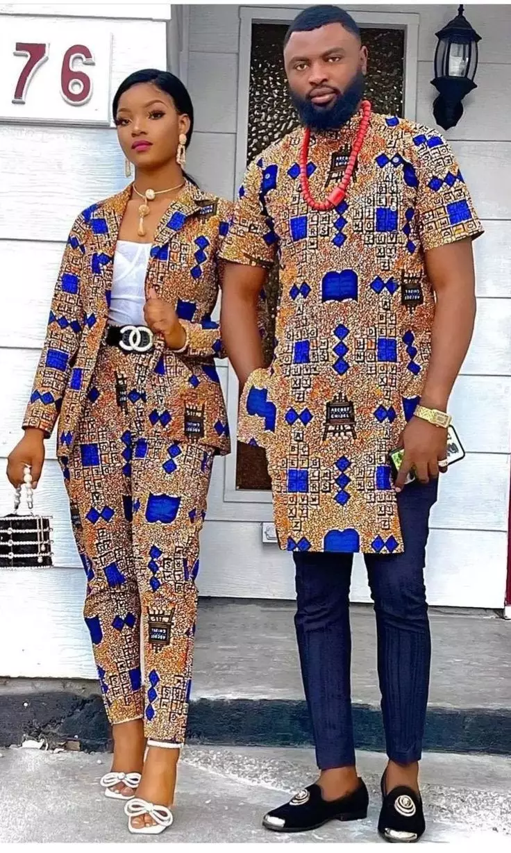 Ankara Two Piece Outfits for Ladies