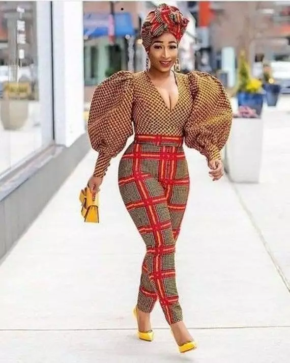 Ankara Two Piece Outfits for Ladies