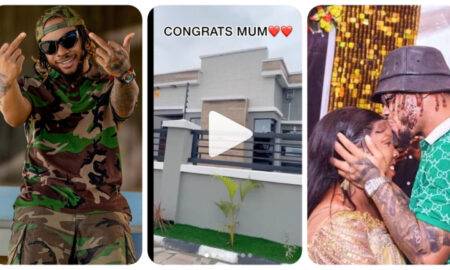 Dancer, Poco Lee Gifts His Mum A Multi-million Naira House (VIDEO/PHOTOS)