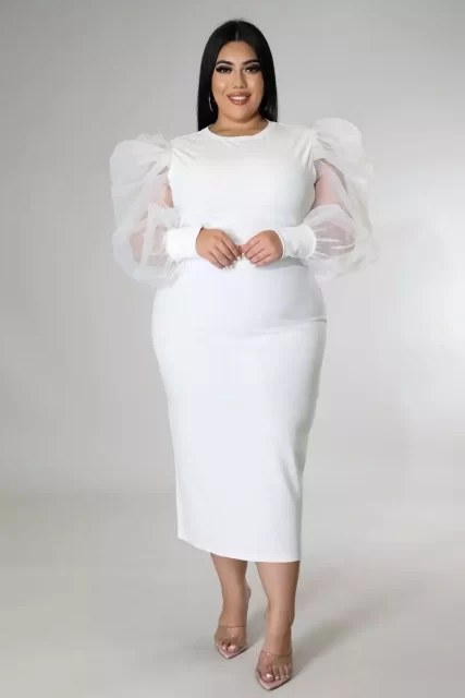 mikado wedding dress with sleeves